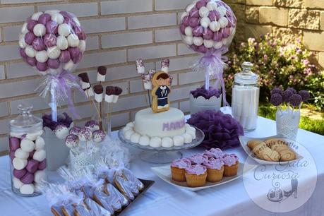 Una, dos, tres mesas dulces en una (mesa dulce lila) - Paperblog