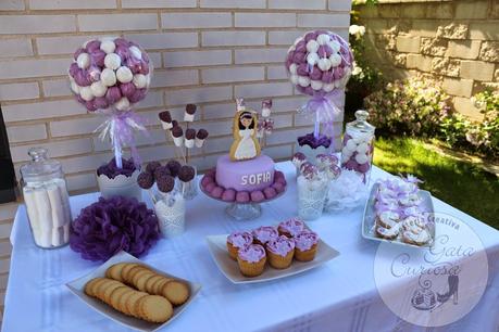 Una, dos, tres mesas dulces en una (mesa dulce lila) - Paperblog