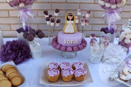 Una, dos, tres mesas dulces en una (mesa dulce lila) - Paperblog