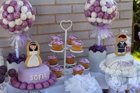 Una, dos, tres mesas dulces en una (mesa dulce lila) - Paperblog