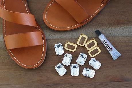 Unas sandalias con abalorios para el verano