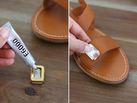 Unas sandalias con abalorios para el verano