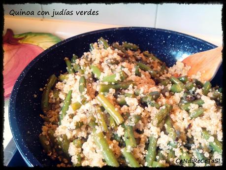 Quinoa con judías verdes