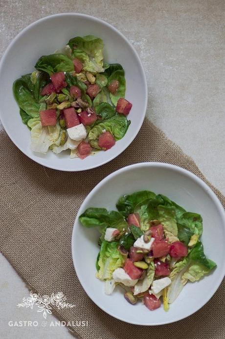 Salad Shaker Lekue, ensalada de sandia y feta