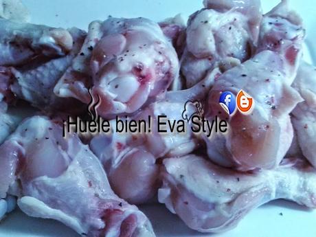 Muslitos de alitas al chilindrón