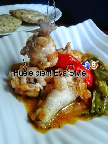 Muslitos de alitas al chilindrón