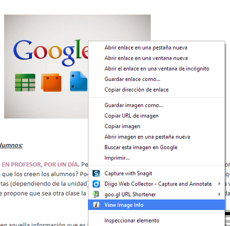 Enseña a tus alumnos a usar correctamente las imágenes.