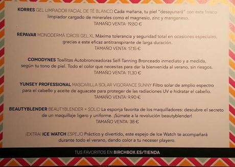 Birchbox junio 2014 - Ola de Color