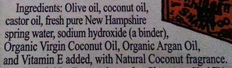 Iherb: Champú sólido Coconut & Argan Oil de J.R. Liggett's
