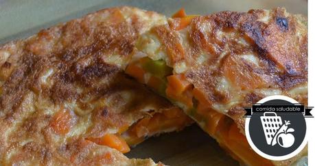 Saludable y rico: tortilla de zanahorias
