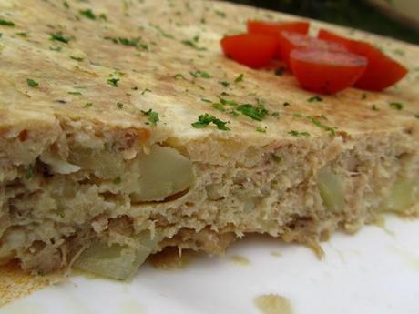 Tortilla de atún y patata