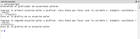 Graficando ecuaciones polares en MATLAB con Octave UPM