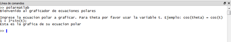 Graficando ecuaciones polares en MATLAB con Octave UPM