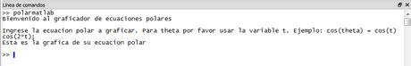 Graficando ecuaciones polares en MATLAB con Octave UPM