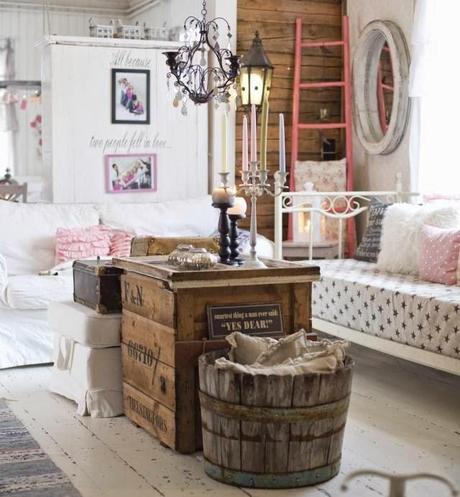 Decorando con Cajones de Madera