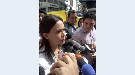 María Corina Machado declaró por 8 horas