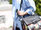 Baby blue trench