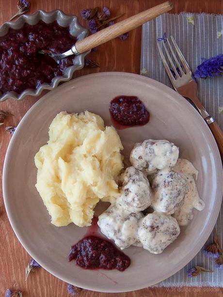Kötbullar: Albóndigas suecas