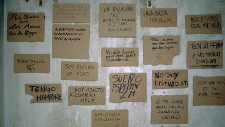 La tipografía de los sintecho