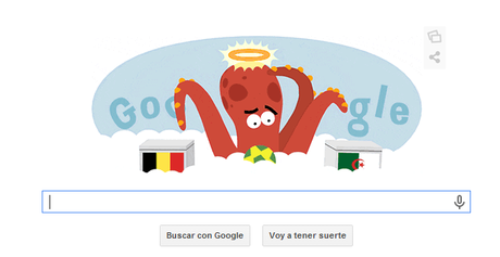 Doodle por el partido Bélgica - Argelia