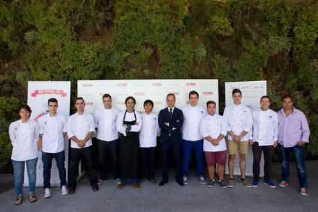 La cocina de José Carlos García se prepara para la final de la Beca Victoria-JCG