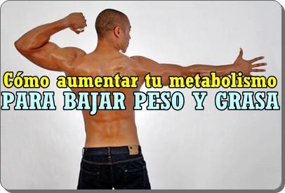 Cómo aumentar tu metabolismo para bajar de peso