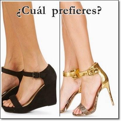 Tacón: De cuña o de aguja?