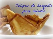 Cómo hacer tulipas barquillo para helado