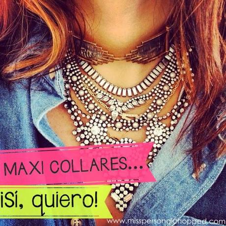 ¡Maxicollares, sí quiero!
