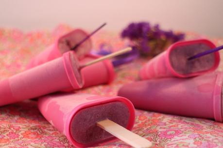 Blackberry creamsicles