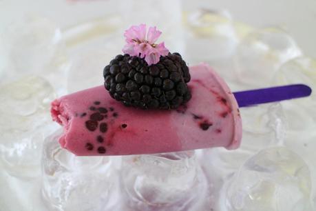 Blackberry creamsicles