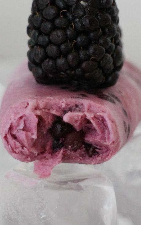 Blackberry creamsicles