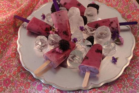 Blackberry creamsicles