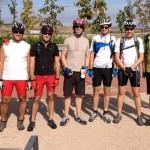 La familia en el Anillo Verde Ciclista