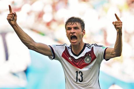Thomas Müller marcó un hat-trick  mundial Primera jornada del Mundial, primeras impresiones mullerpiedad24