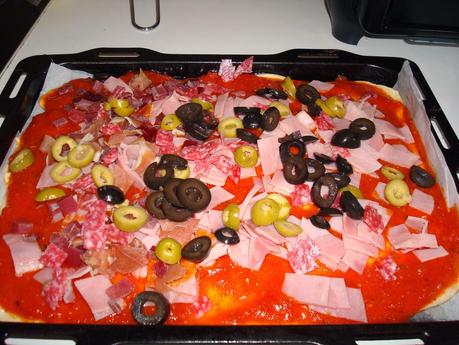Masa de pizza italiana