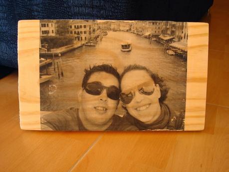 Imagenes impresas en madera