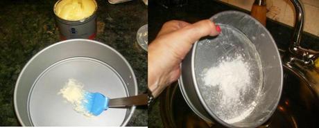 TARTA RELLENA DE CREMA, TRUFA Y NATA CON COBERTURA DE YEMA TARTA RELLENA DE CREMA, TRUFA Y NATA CON COBERTURA DE YEMA