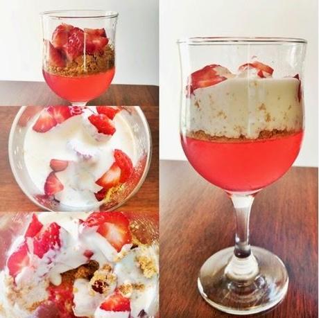 RECETA. Cremoso de mascarpone con fresas y cerezas