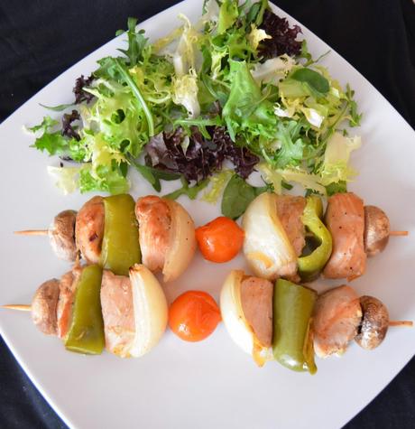 BROCHETAS DE SOLOMILLO DE PAVO
