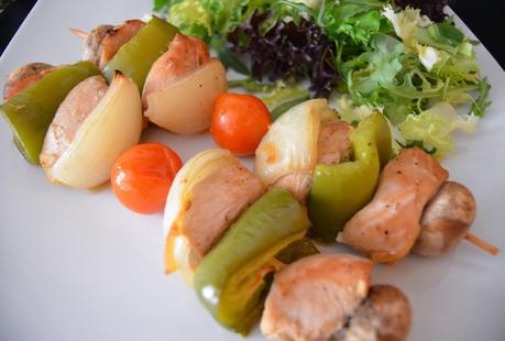 BROCHETAS DE SOLOMILLO DE PAVO