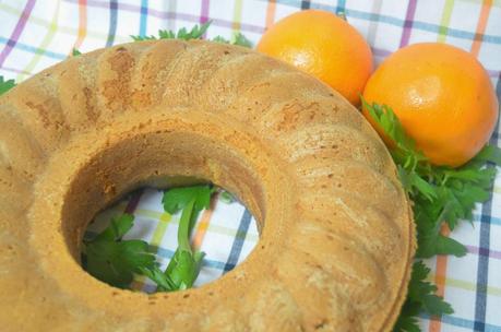 BIZCOCHO DE TE VERDE CON JENGIBRE Y NARANJA