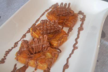 TORRIJAS DE DULCE DE LECHE CON CHOCOLATE