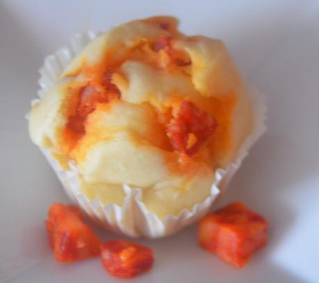 MUFFINS DE QUESO Y CHORIZO