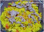 Arroz amarillo microondas