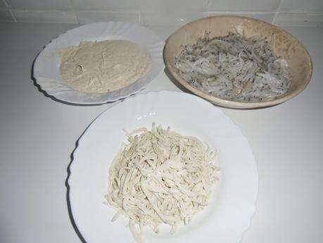 Chanquetes con huevos rotos