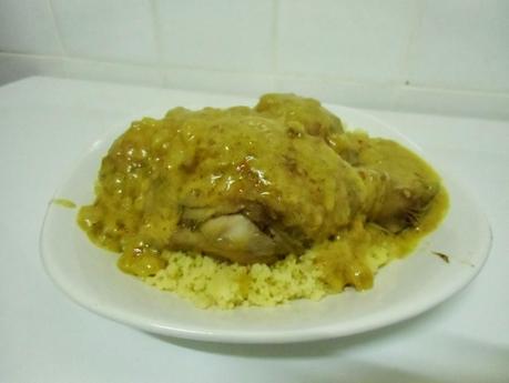 Pollo al curry con cous-cous