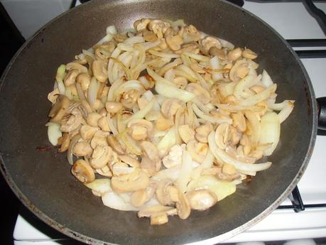 Tallarines con gambas