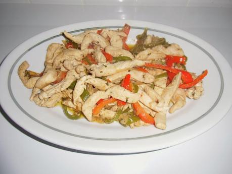 Fajitas de pollo mexicanas