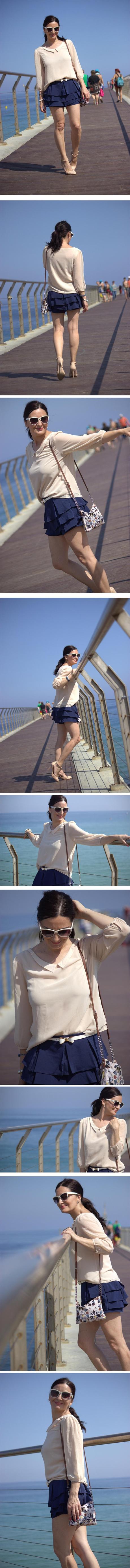 Ericdress y sus shorts con volantes